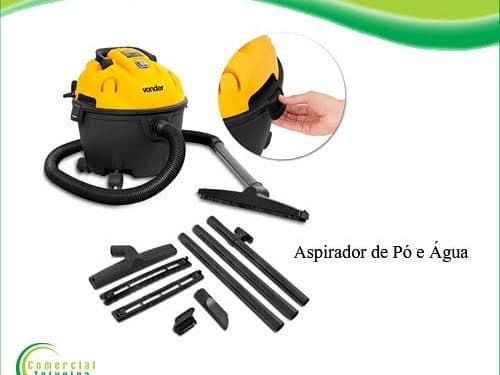 Aspirador de pó e água