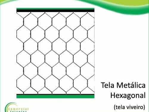 Tela metálica hexagonal